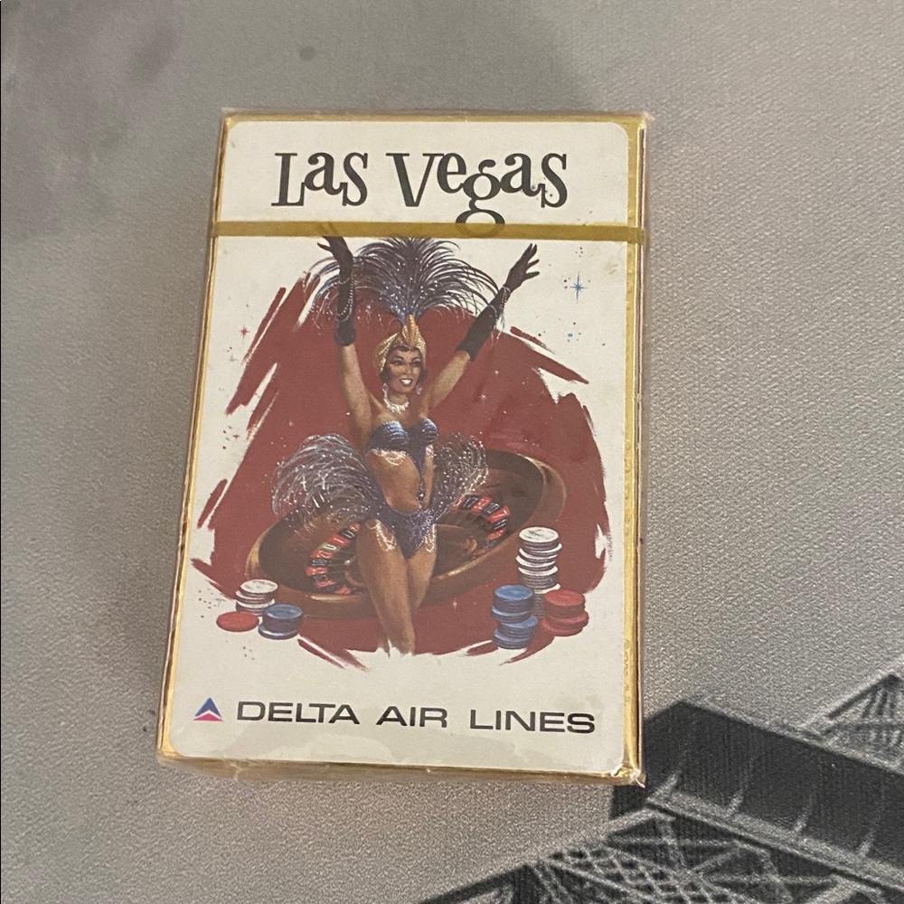 Delta Airlines Vintage Playing Cards Las Vegas
